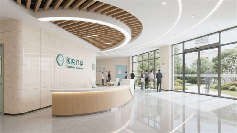 療愈綠洲，光影共生——合肥6000平醫院裝修設計效果圖